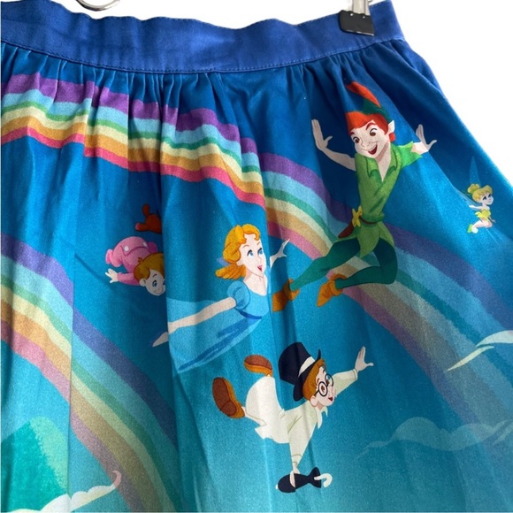 Loungefly Stitch Shoppe Disney Peter Pan - Neverland Scene Sandy Skirt Size M - Picture 6 of 13